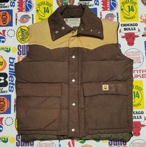Vintage Academy Broadway down puffer vest